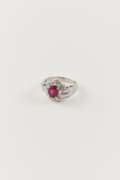 Ruby Vintage Inspired Ring