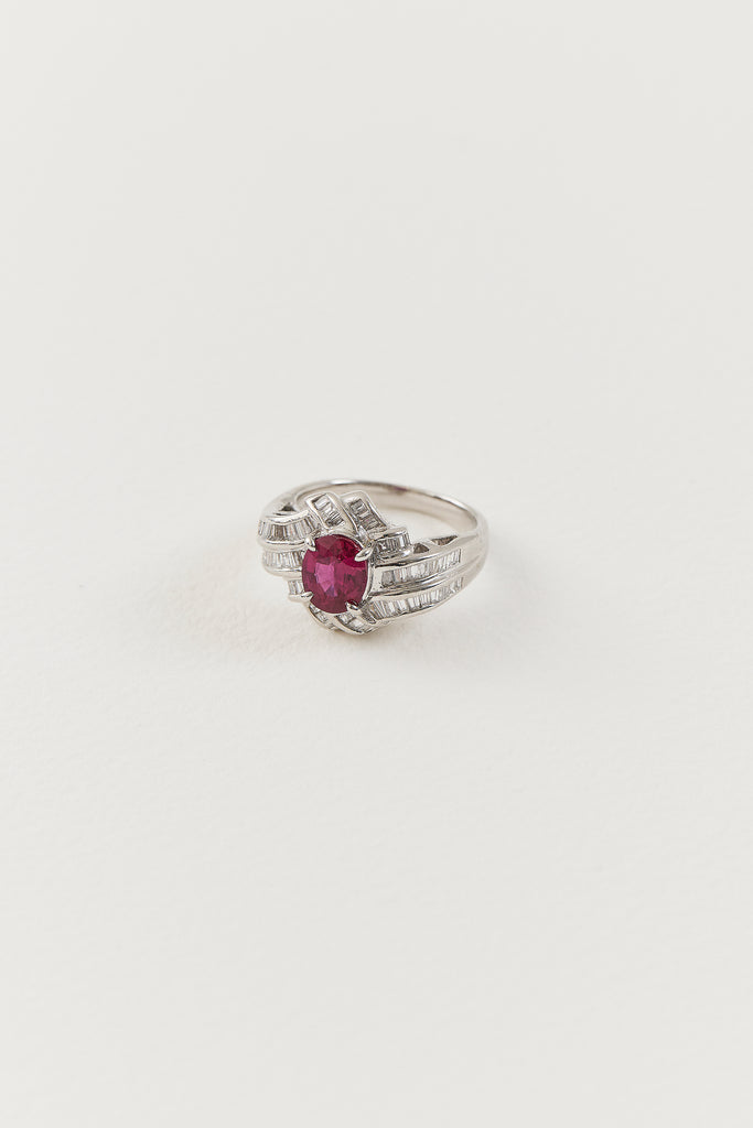 Ruby Vintage Inspired Ring