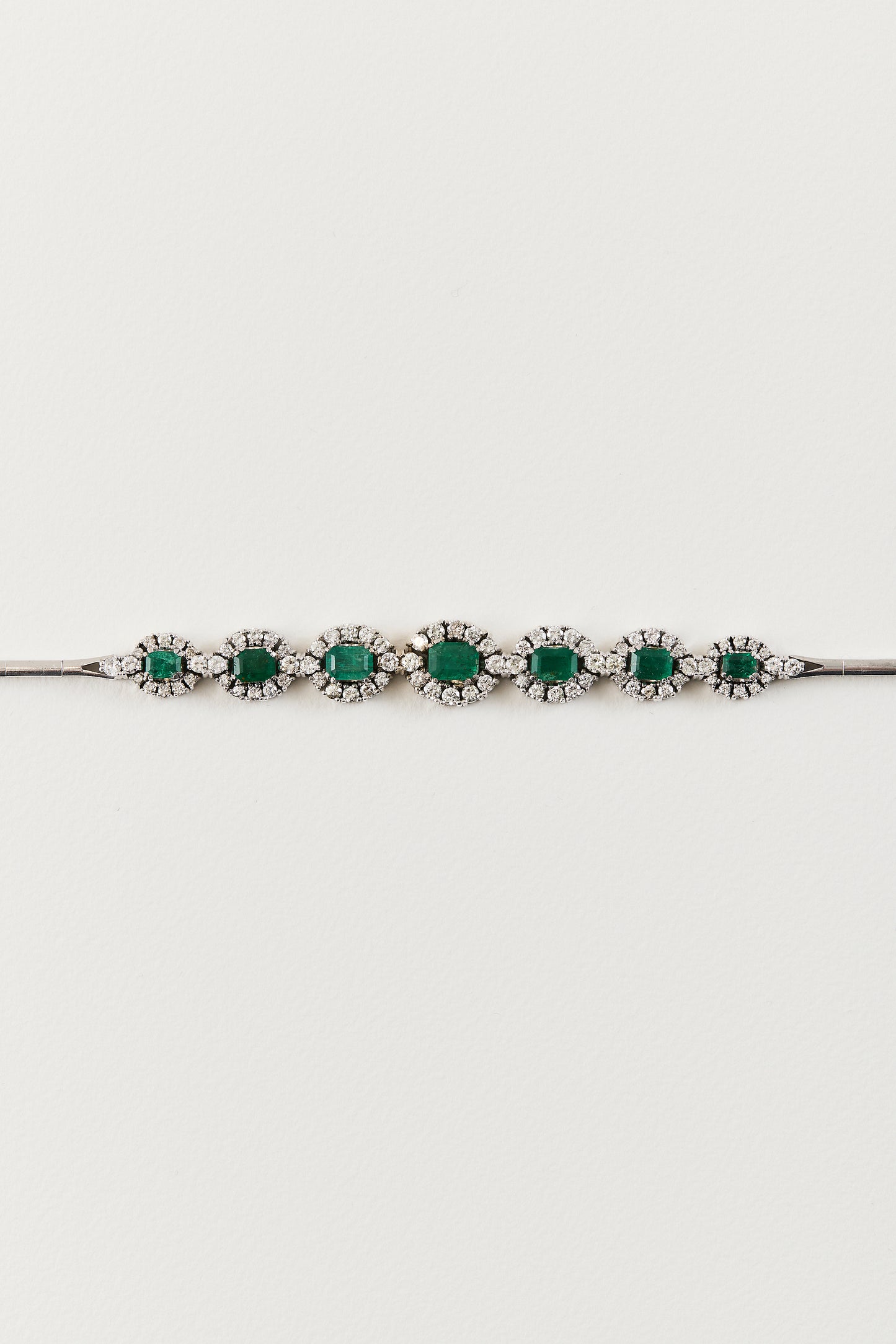 Vintage Emerald Tennis Bracelet