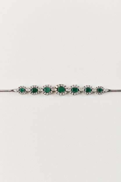 Vintage Emerald Tennis Bracelet