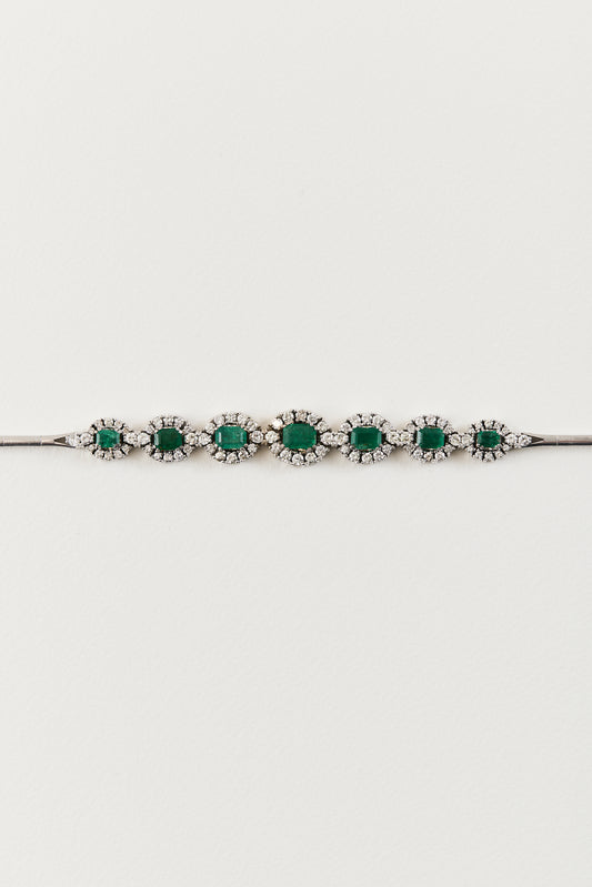 Vintage Emerald Tennis Bracelet
