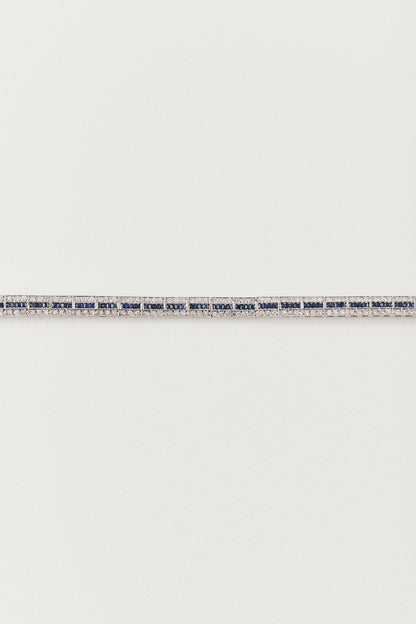 Art Deco Sapphire Tennis Bracelet