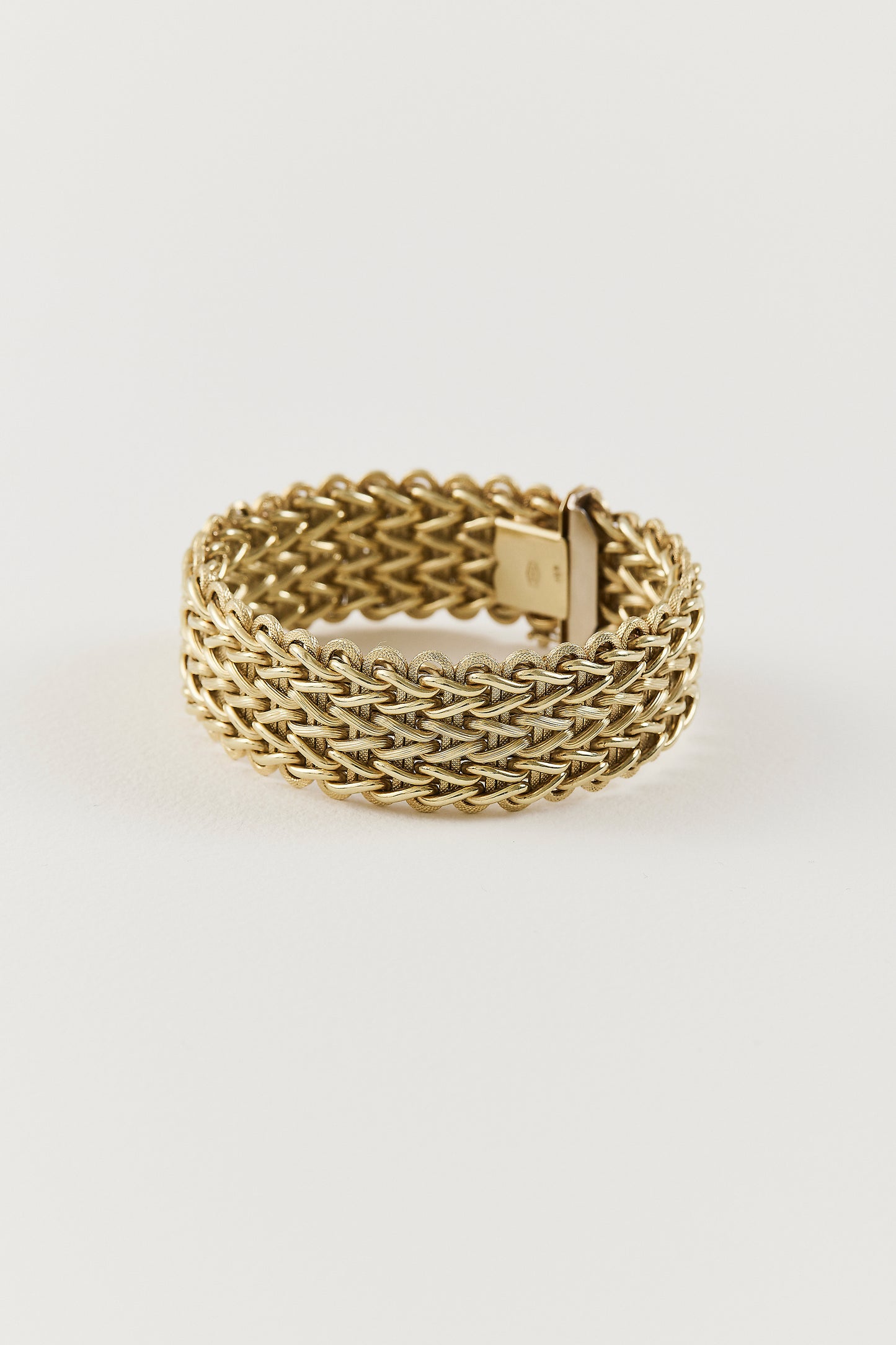Vintage Golden Weave Bracelet