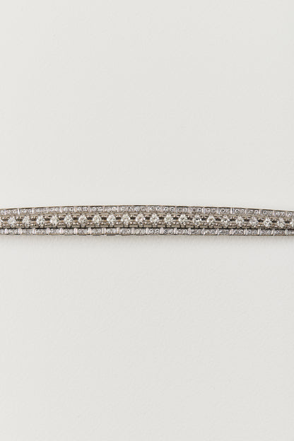 Vintage Cascade Diamond Bracelet