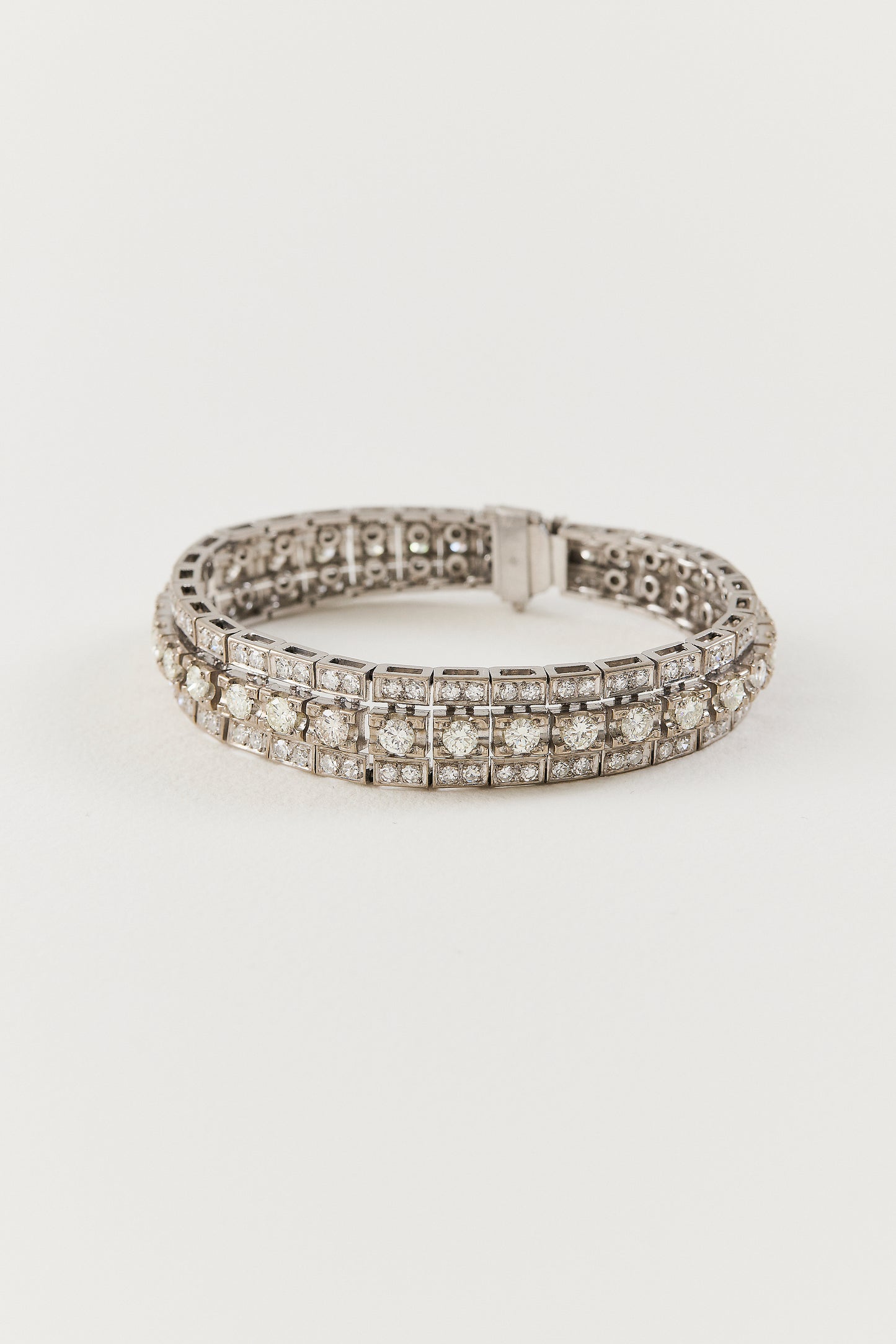 Vintage Cascade Diamond Bracelet