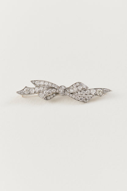 Art Deco Bow Brooch