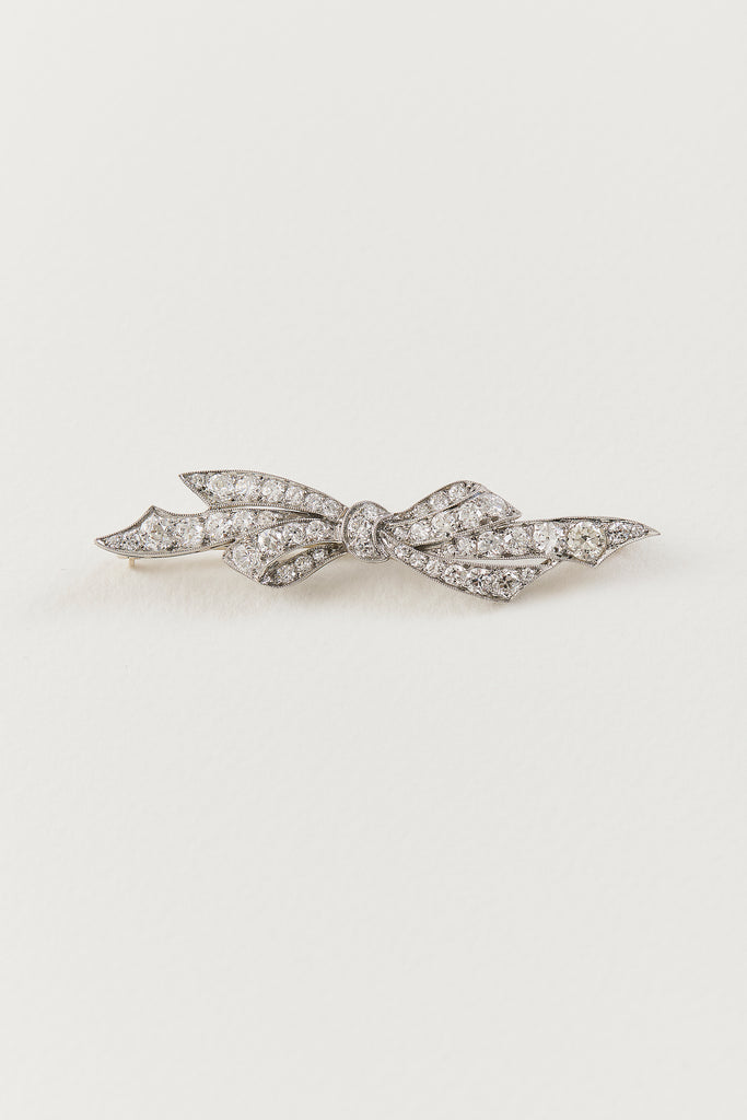 Art Deco Bow Brooch