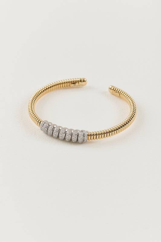 Rope Diamond Cuff