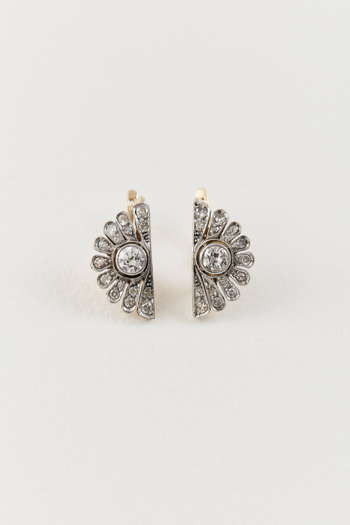 Art Deco Diamond Earrings