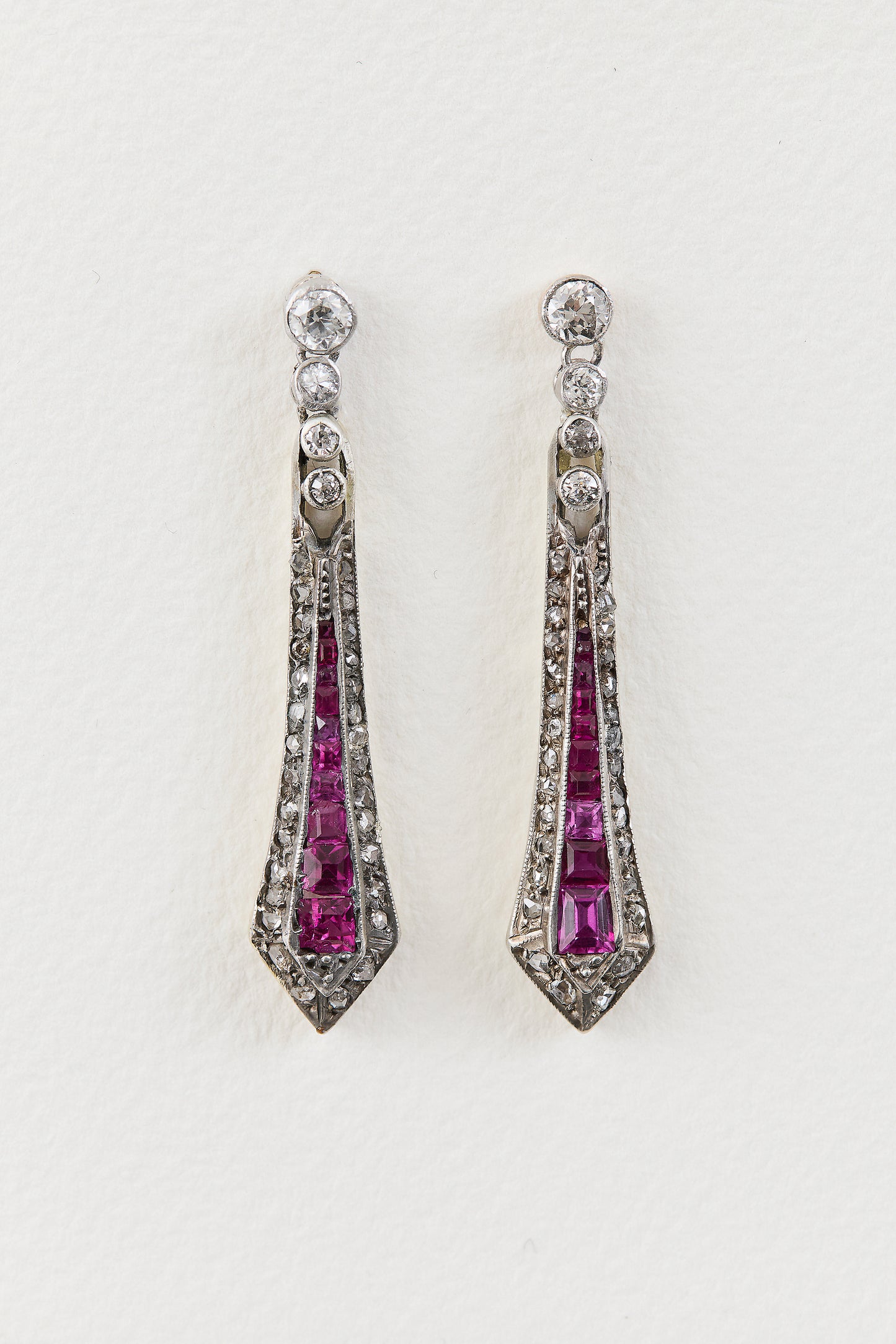 Edwardian Ruby Earrings
