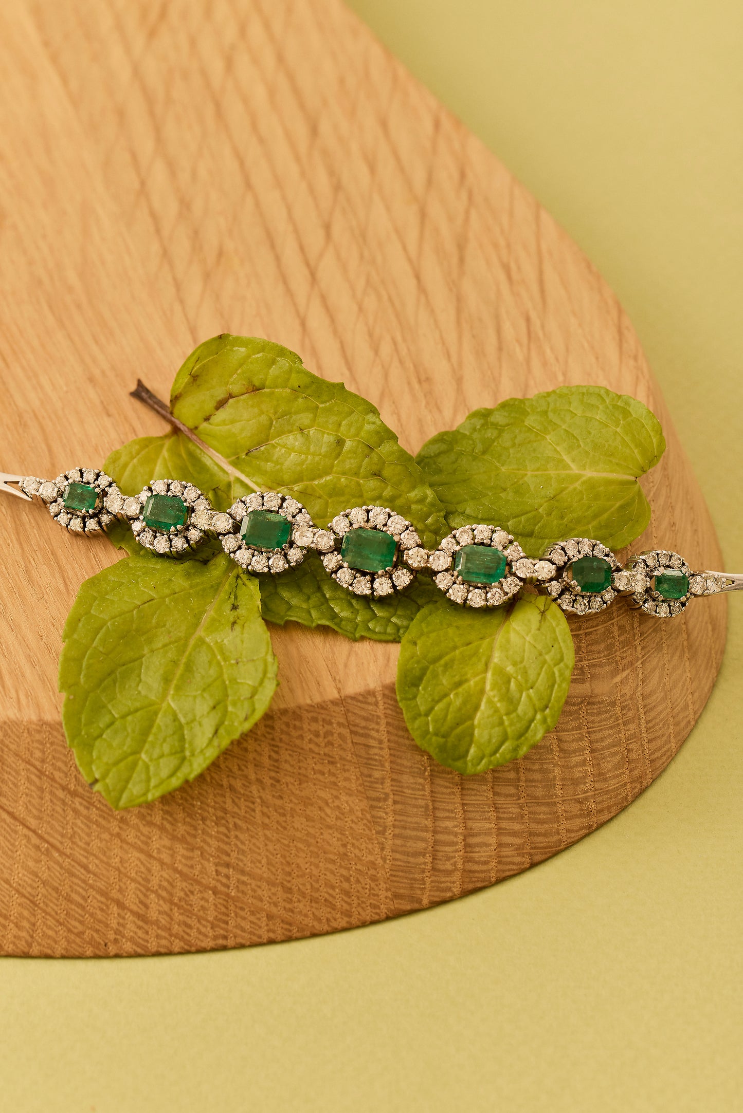 Vintage Emerald Tennis Bracelet