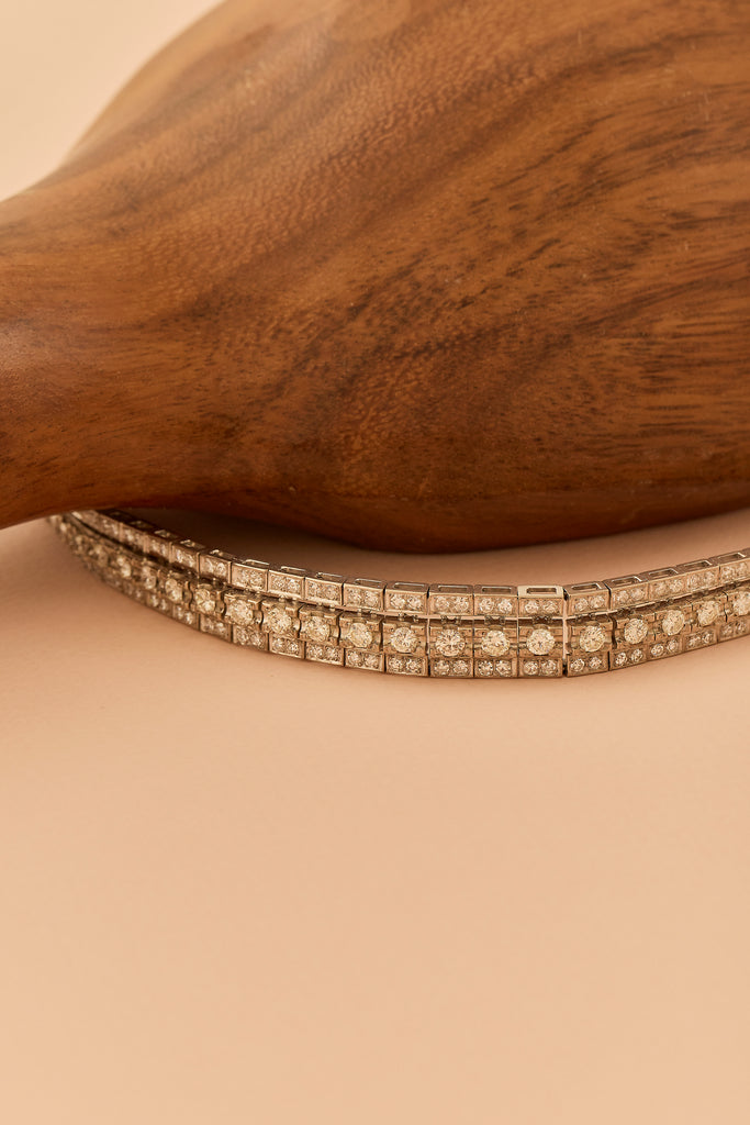 Vintage Cascade Diamond Bracelet