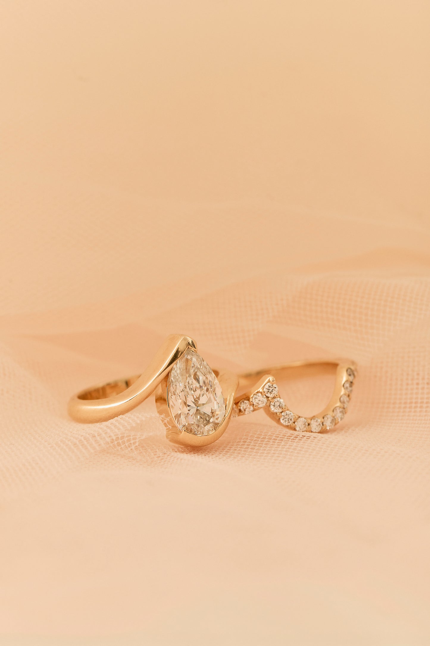 Pear Embrace Ring