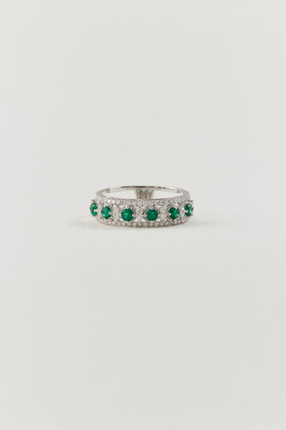 Emerald and Diamond Fusion Band