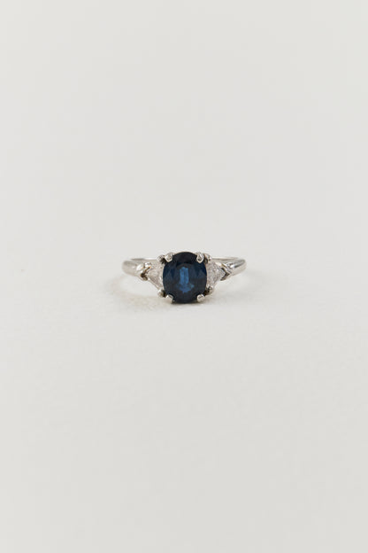 Vintage Sapphire Trilogy Ring
