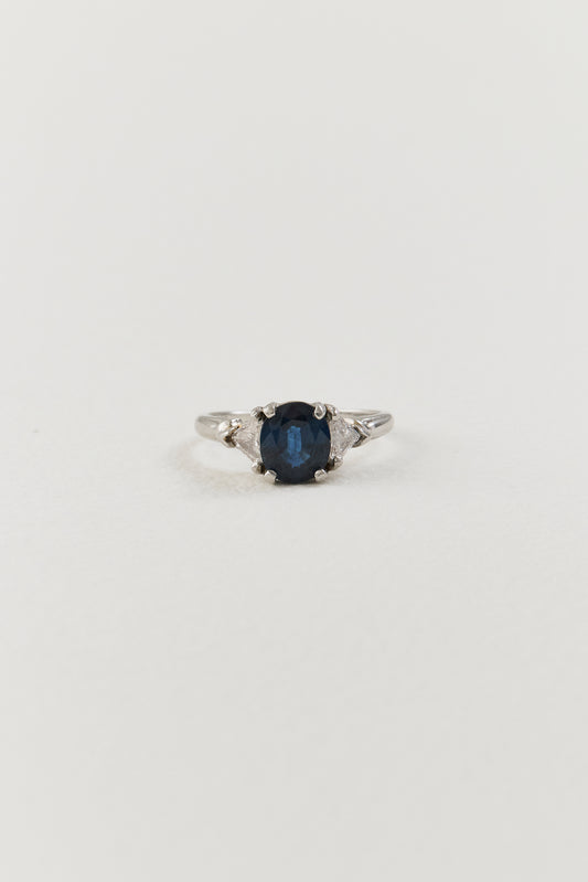 Vintage Sapphire Trilogy Ring