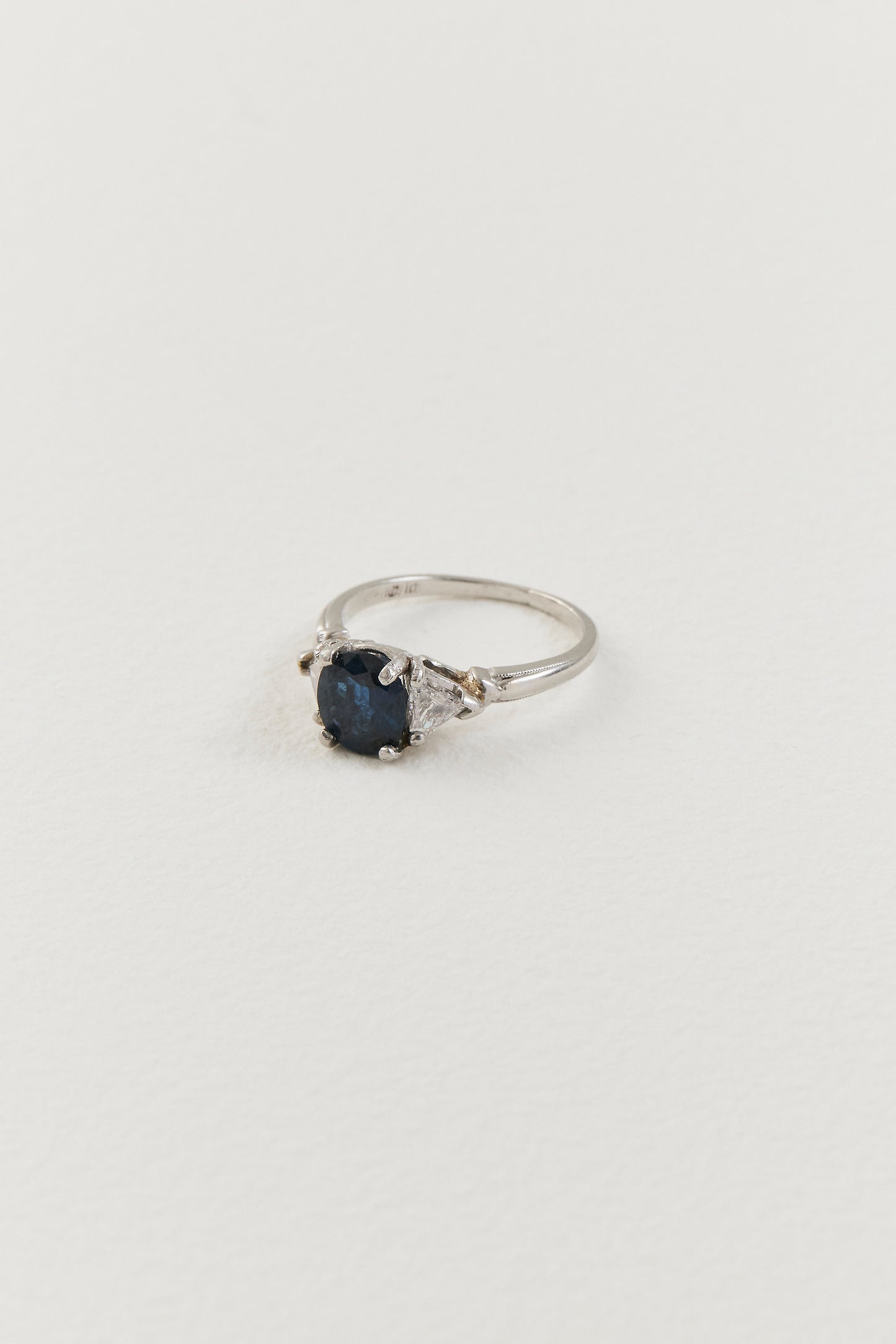 Vintage Sapphire Trilogy Ring