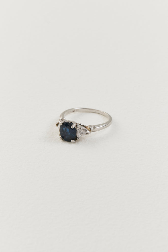 Vintage Sapphire Trilogy Ring