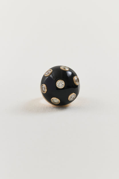 Vintage Onyx Dome Ring