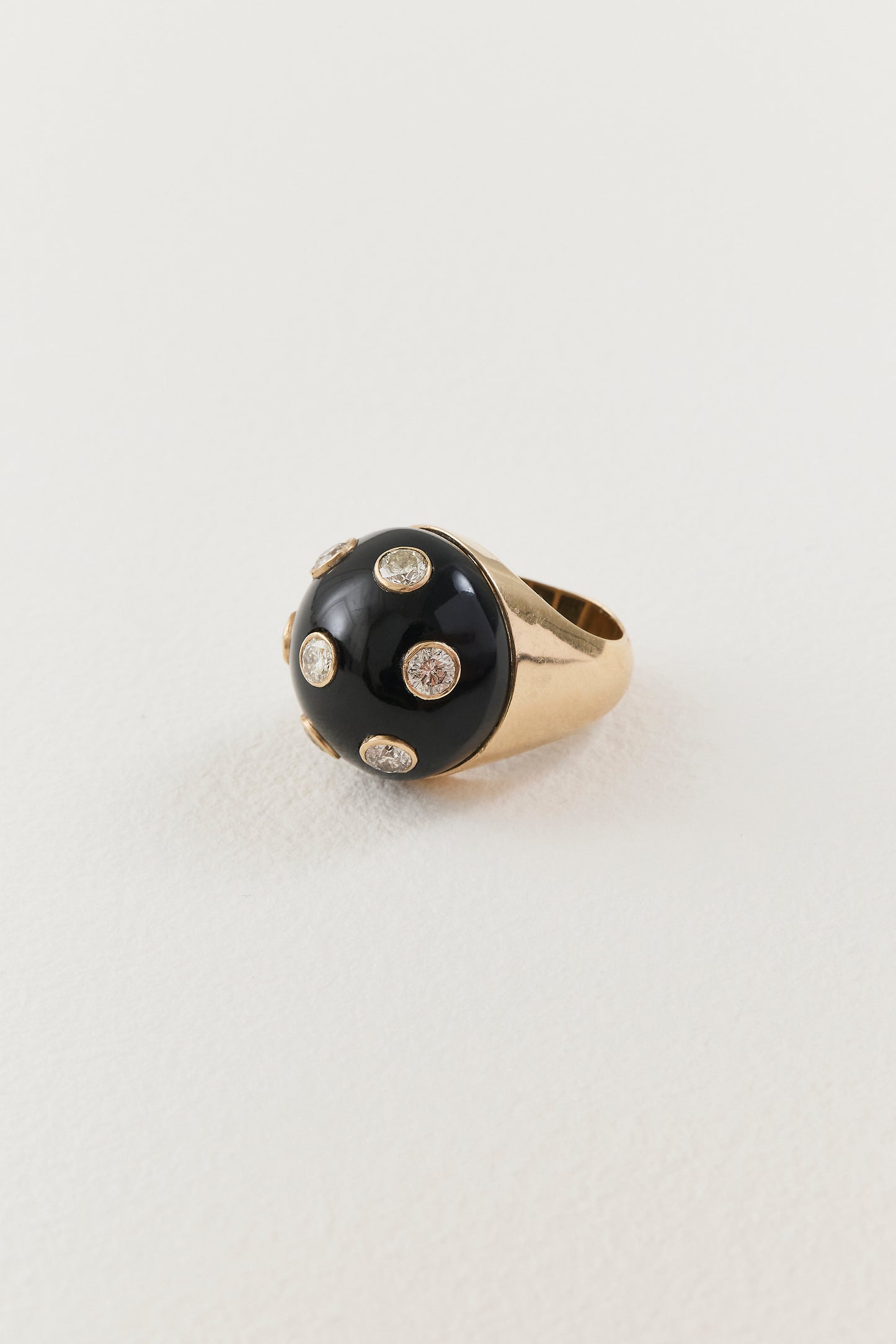 Vintage Onyx Dome Ring