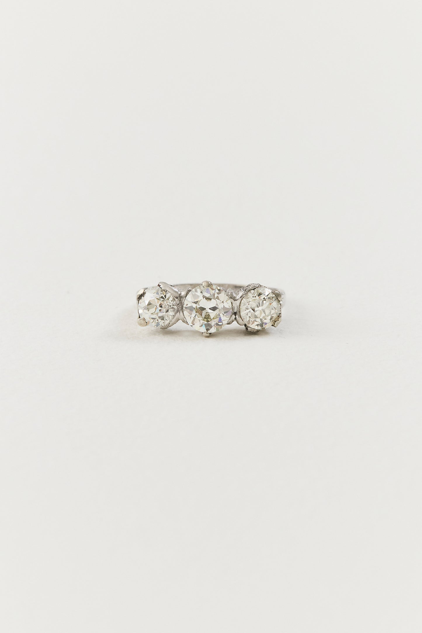 Art Deco Diamond Trilogy Ring