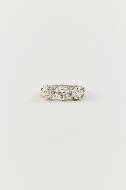 Art Deco Diamond Trilogy Ring