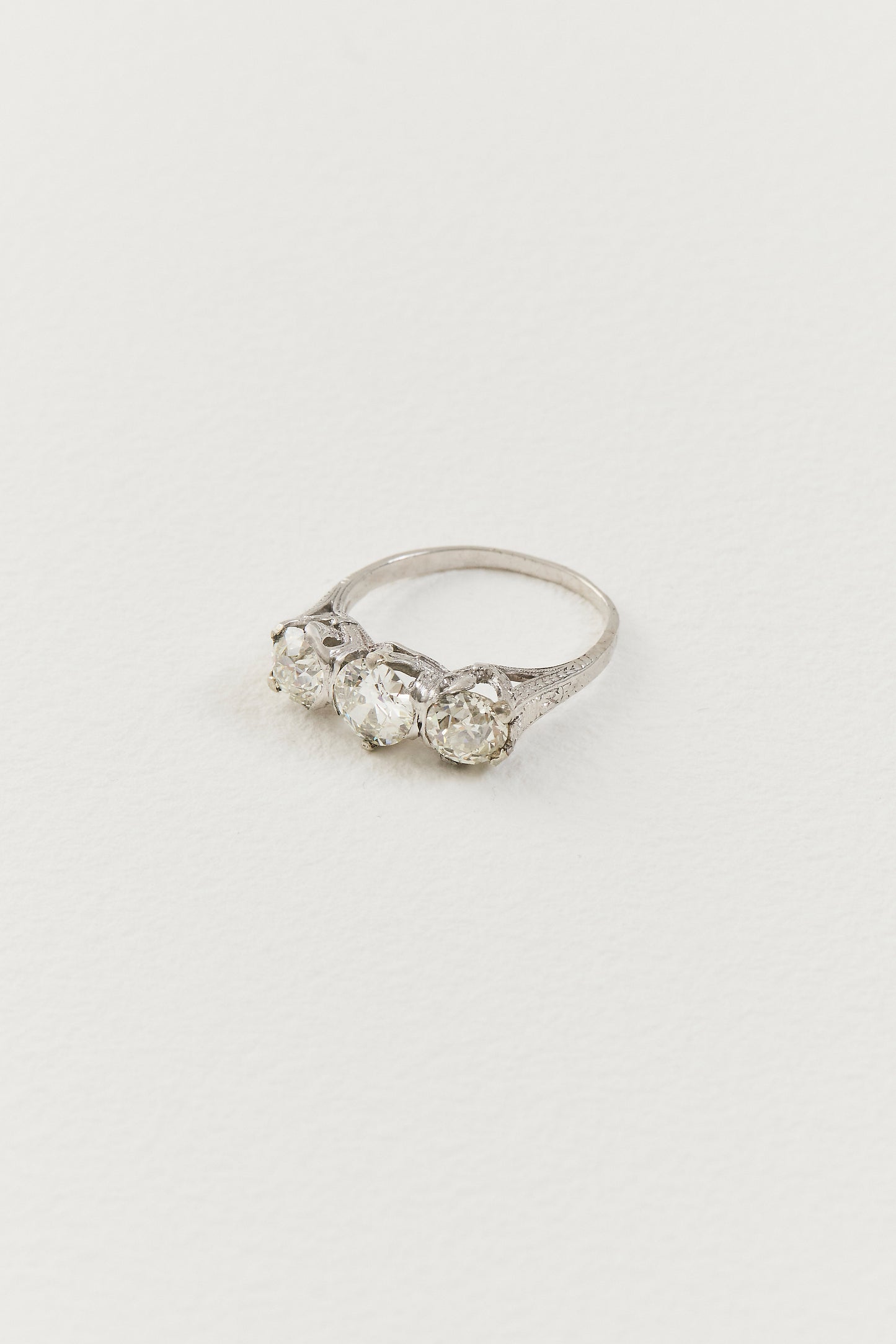 Art Deco Diamond Trilogy Ring