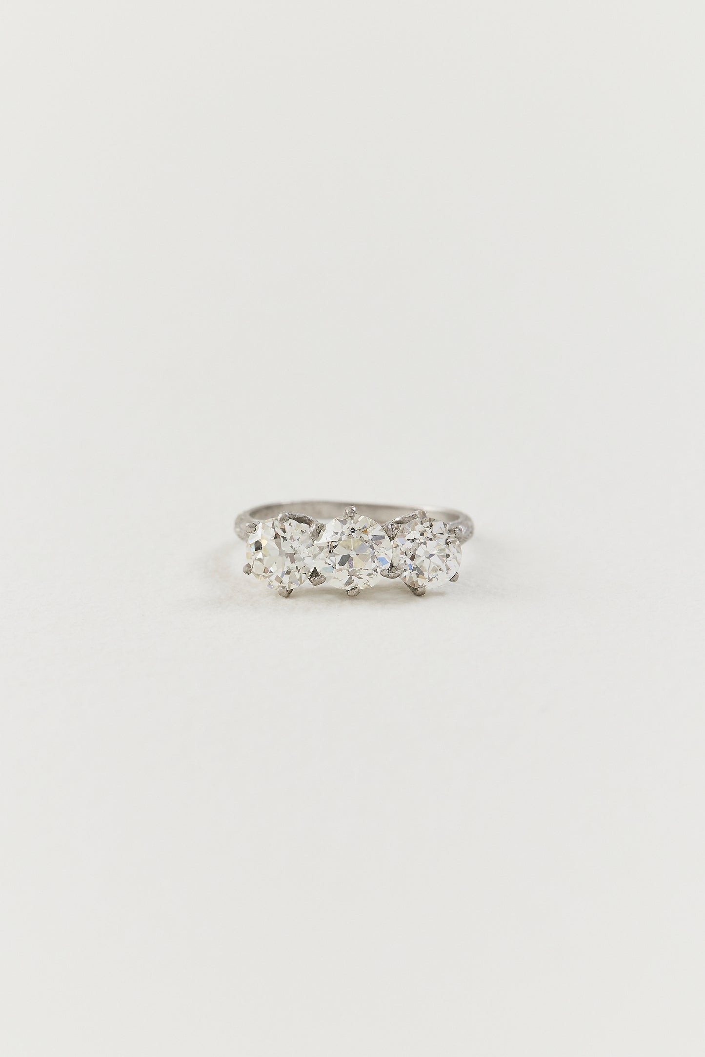 Art Deco Diamond Trilogy Ring
