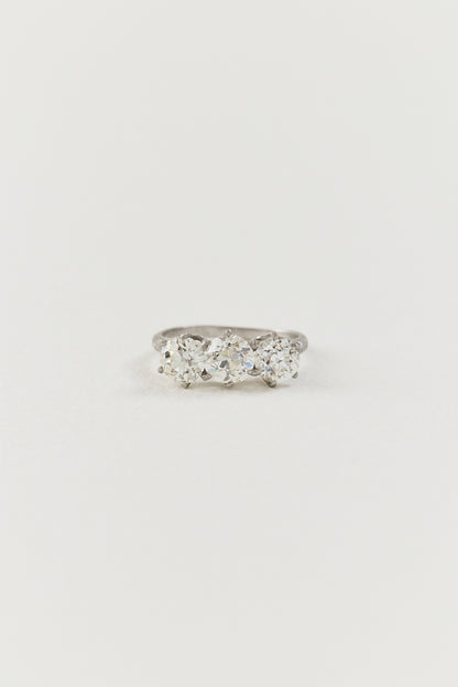 Art Deco Diamond Trilogy Ring