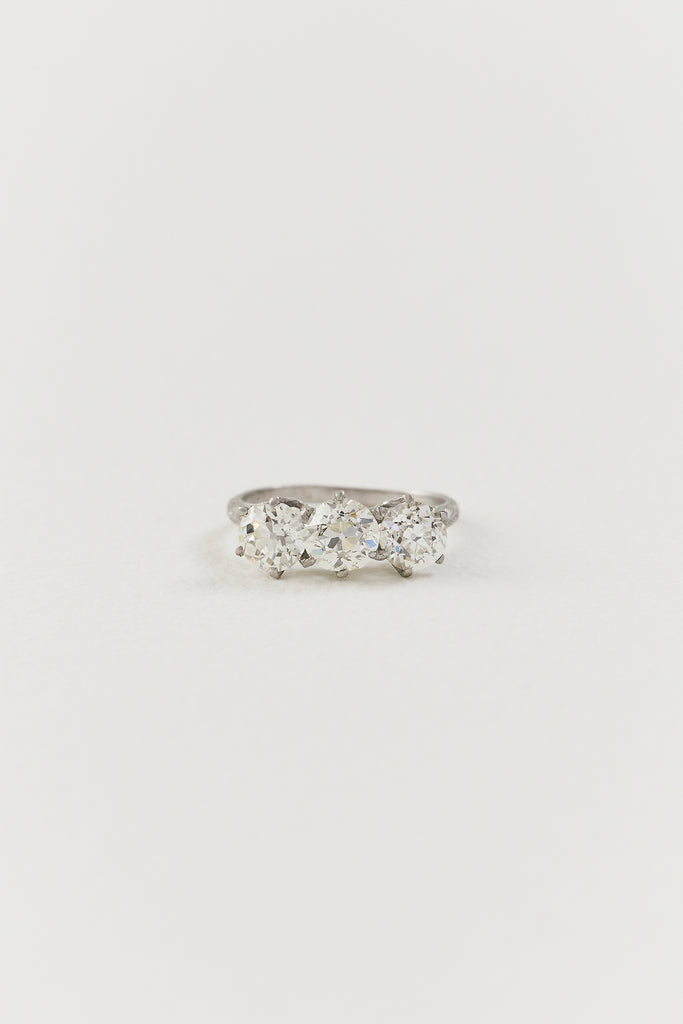 Art Deco Diamond Trilogy Ring