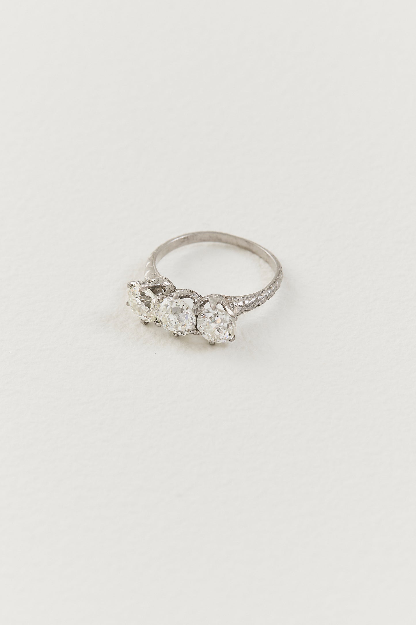 Art Deco Diamond Trilogy Ring