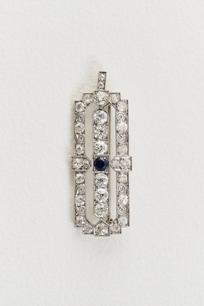 Art Deco Pendant Brooch