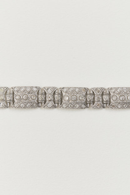Art Deco Panel Bracelet