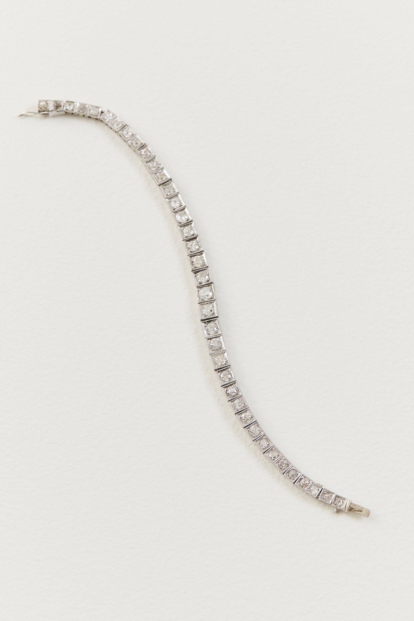 Art Deco Diamond Tennis Bracelet