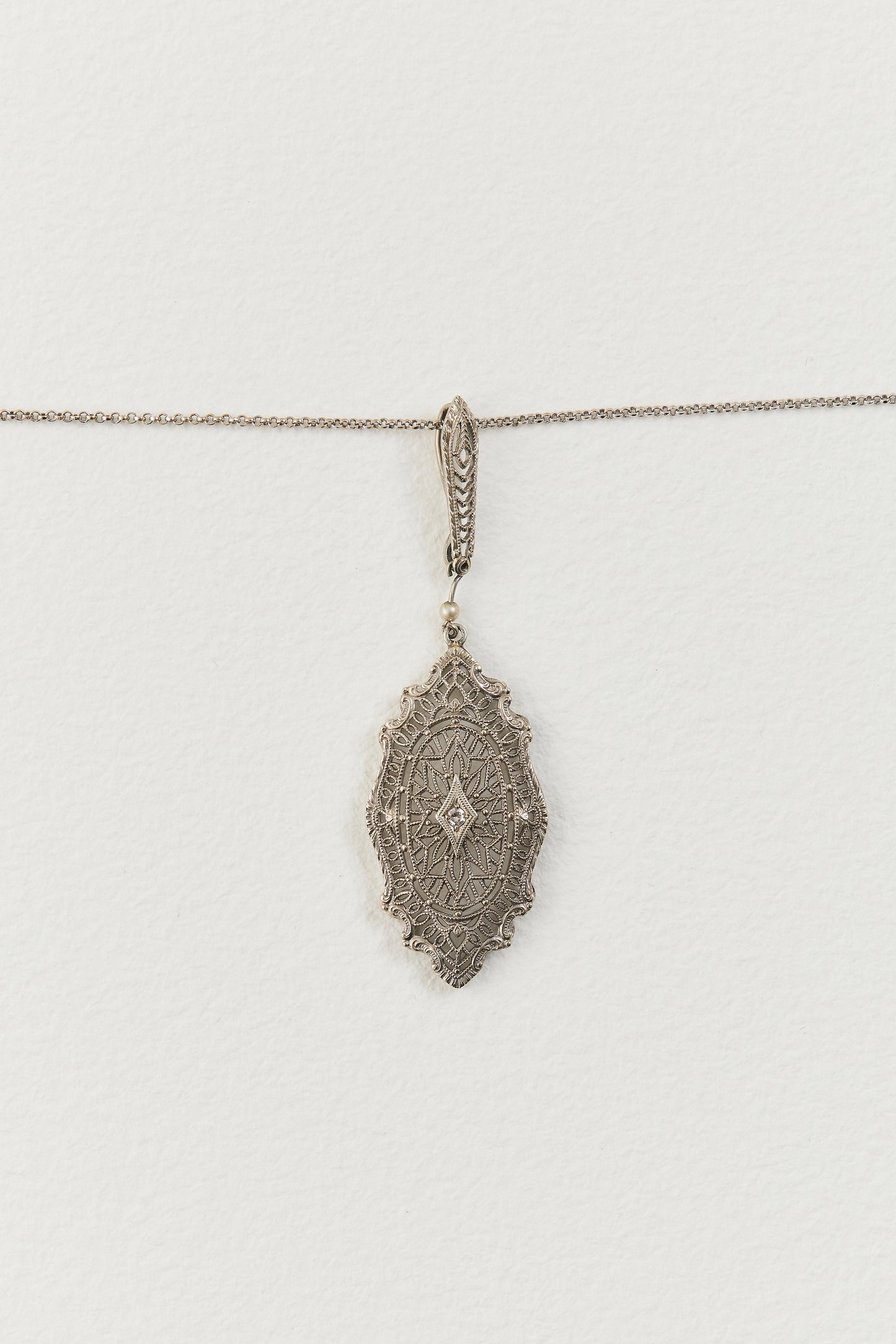 Art Deco Diamond Pendant