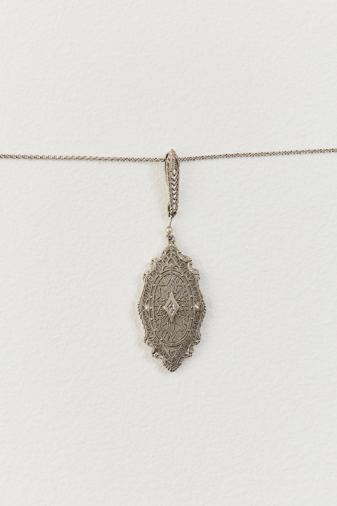 Art Deco Diamond Pendant