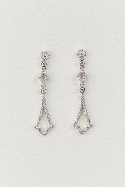 Garland Diamond Drop Earrings