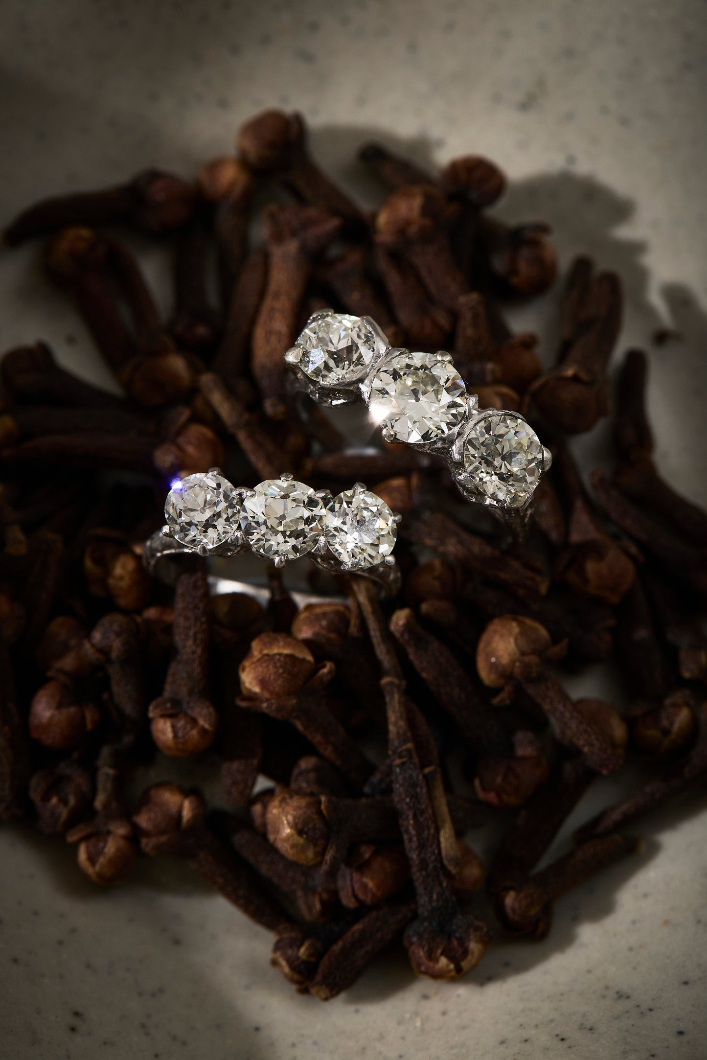 Art Deco Diamond Trilogy Ring