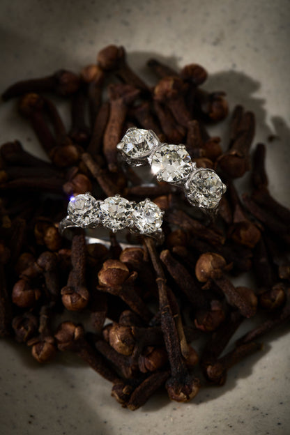 Art Deco Diamond Trilogy Ring