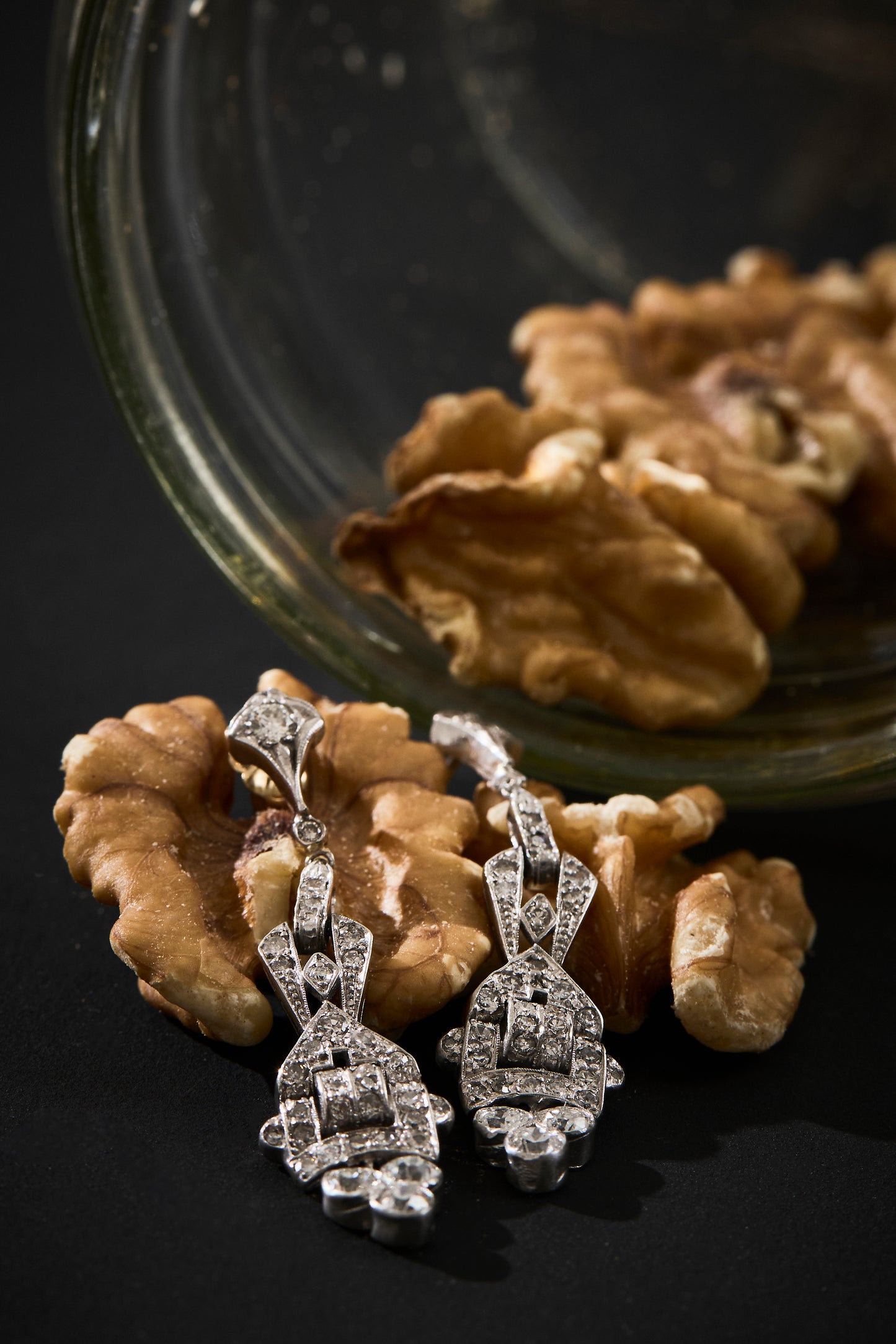 Art Deco Diamond Earrings