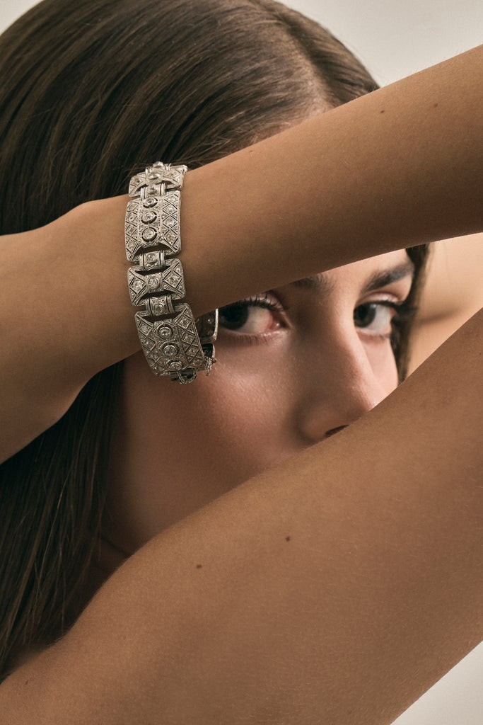 Art Deco Panel Bracelet