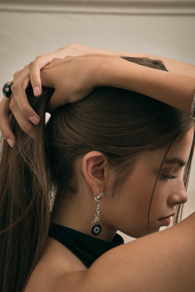 Art Deco Diamond Drop Earrings