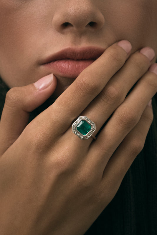 Vintage Emerald Ring