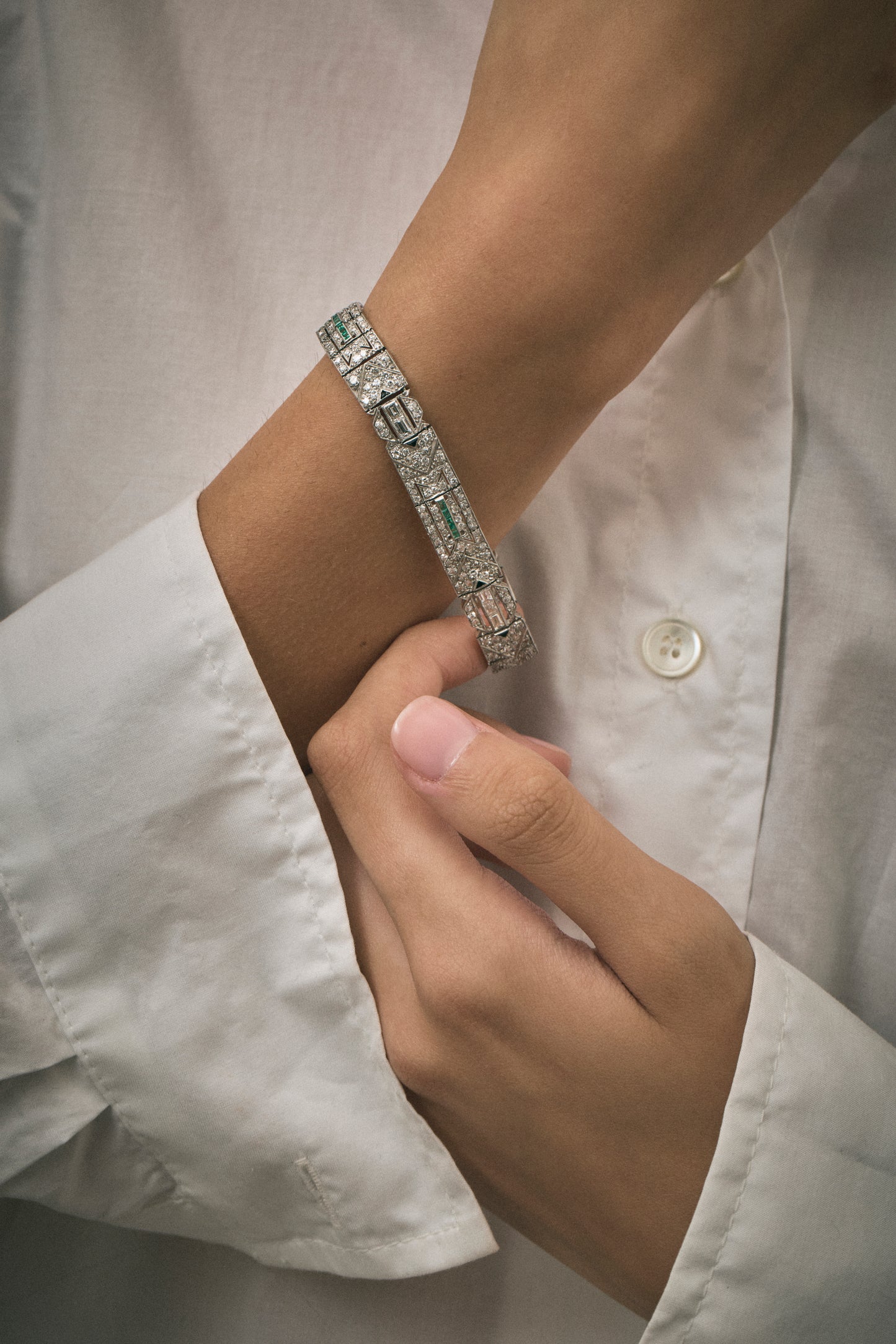 Art Deco Diamond Bracelet