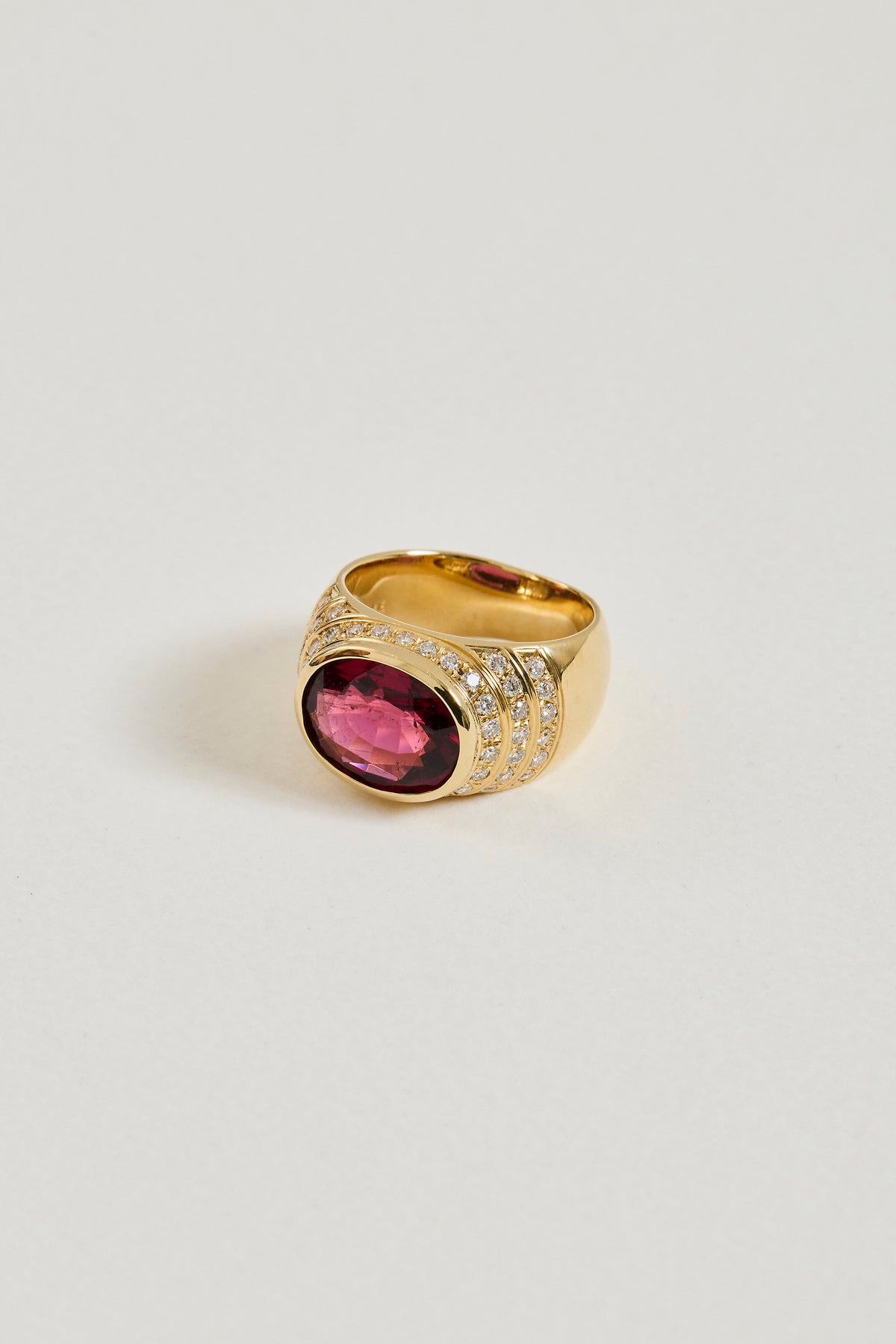 Rubellite Oval Ring