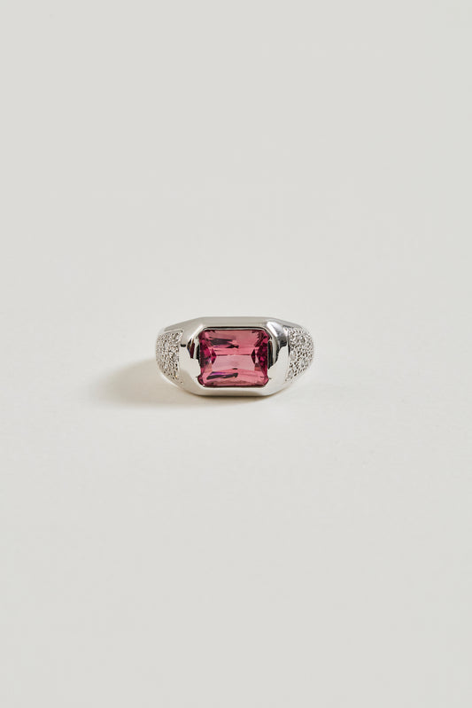 East-West Tourmaline Ring