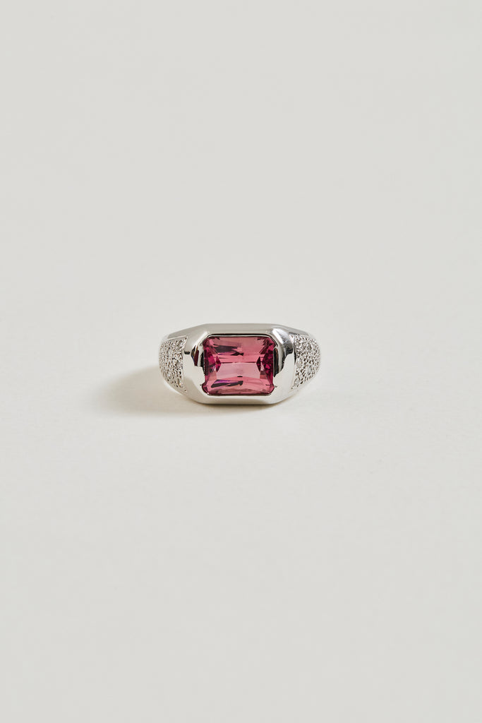 East-West Tourmaline Ring