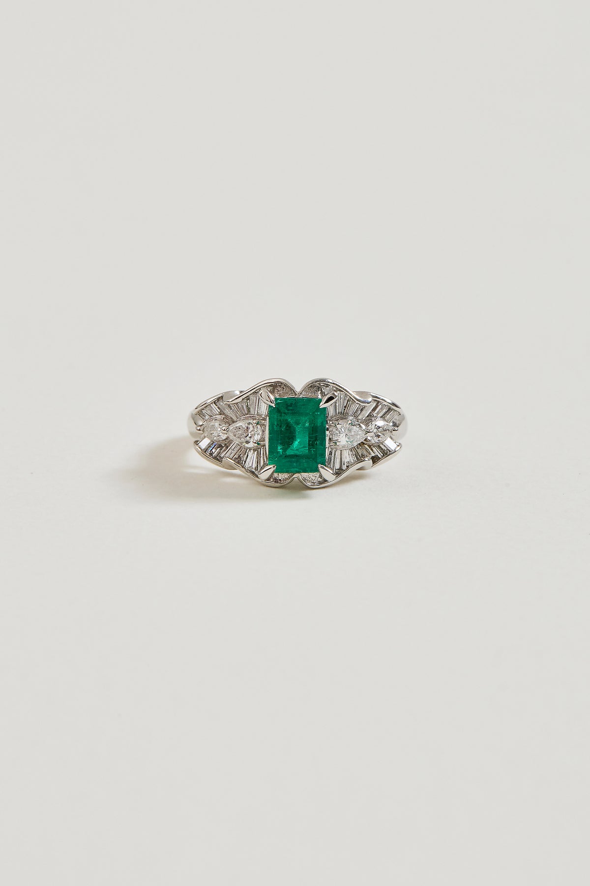 Emerald Vintage Inspired Ring