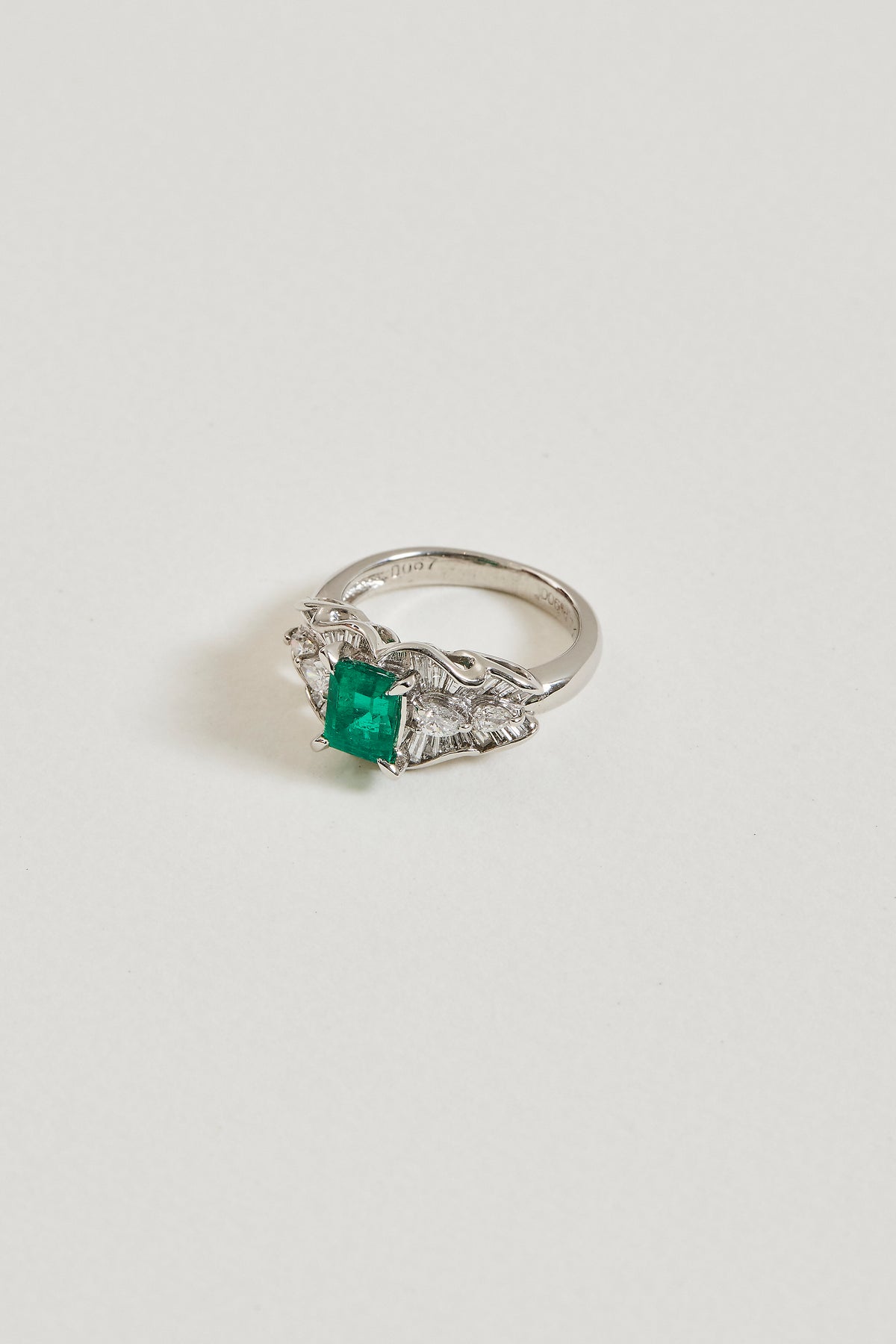 Emerald Vintage Inspired Ring