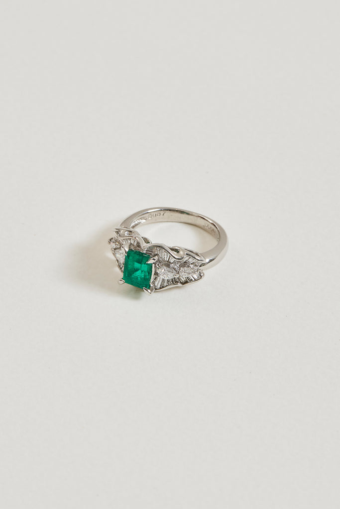Emerald Vintage Inspired Ring